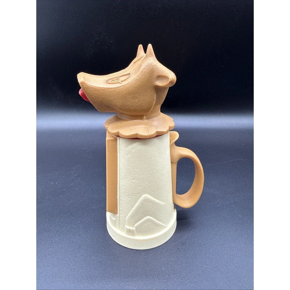 VTG Moo Cow Coffee Creamer Holder Dispenser Container Whirley Industries RARE !